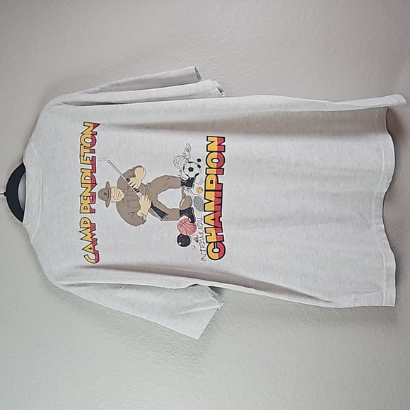 SR Heavyweights Men's Intramural Champion Camp Pendleton Short Sleeve Tee XL - Picture 2 of 11